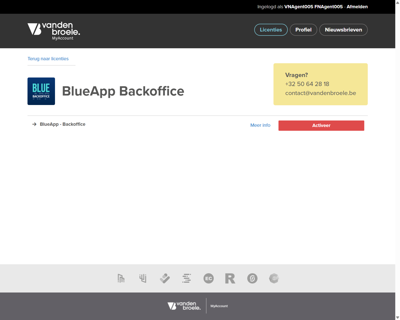 BlueApp Backoffice