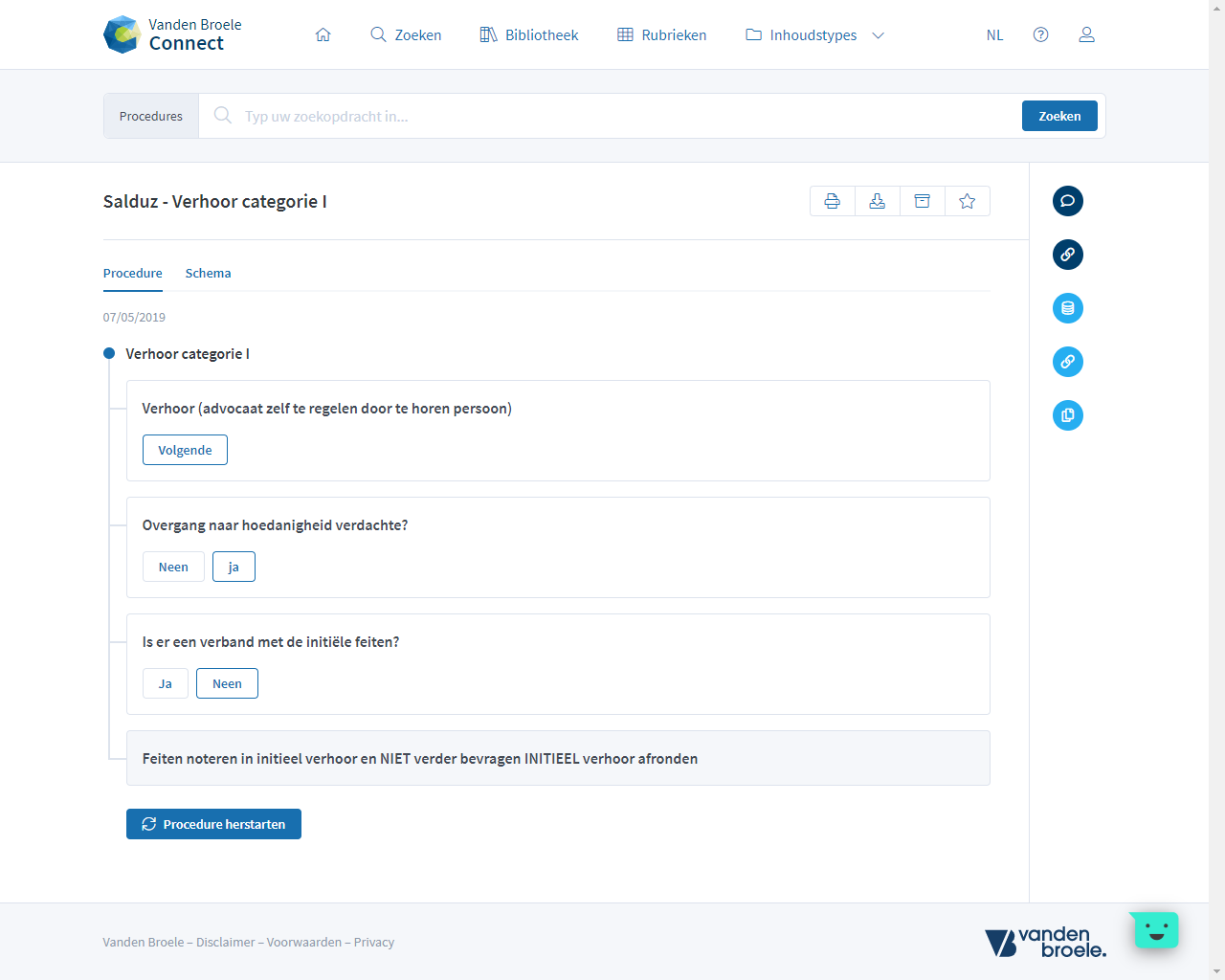 Blueconnect Feature Interactieve Procedures