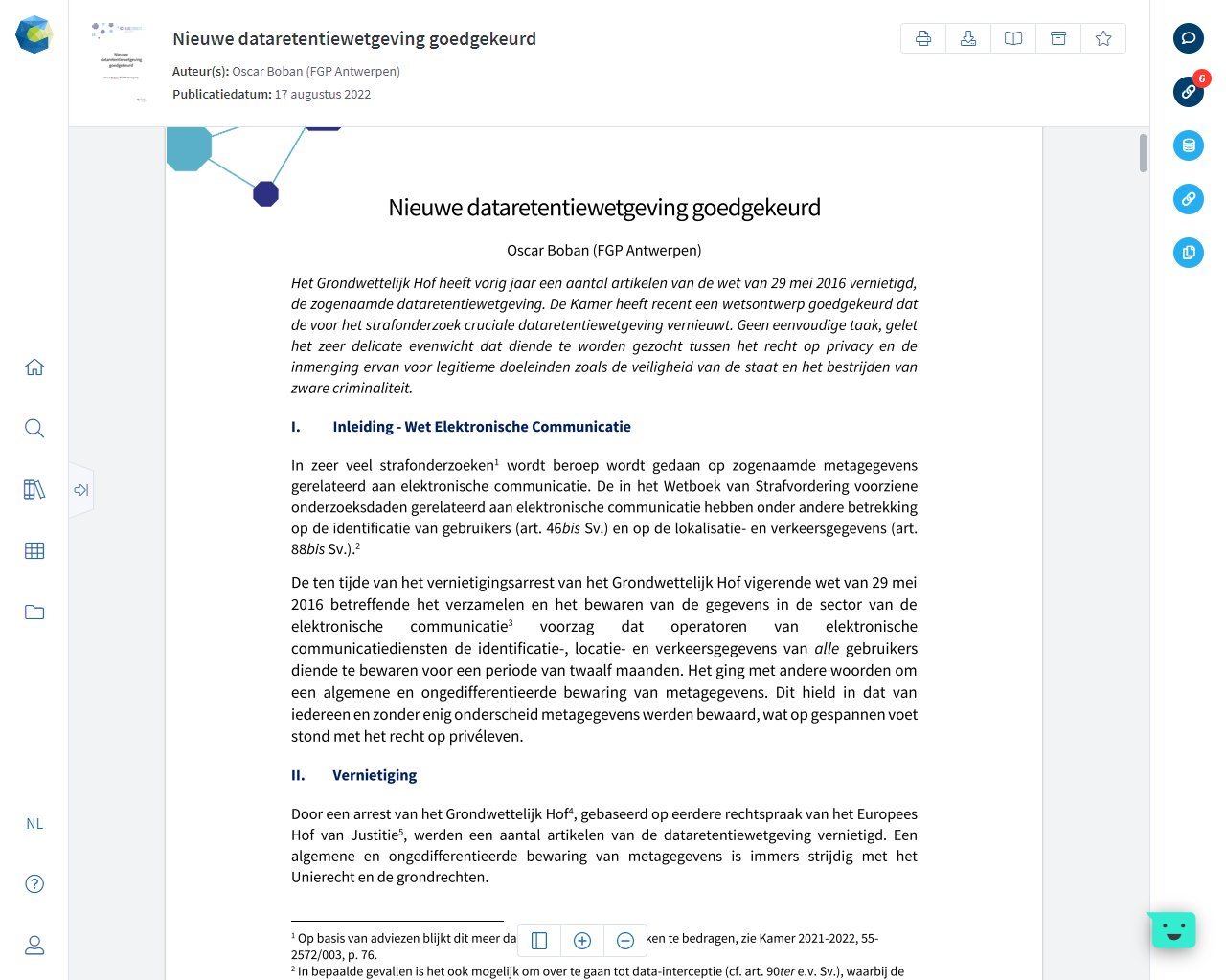 Blueconnect Feature Documenten
