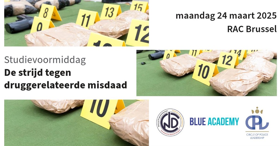 Studievoormiddag: De strijd tegen druggerelateerde georganiseerde misdaad (24/03/2025)