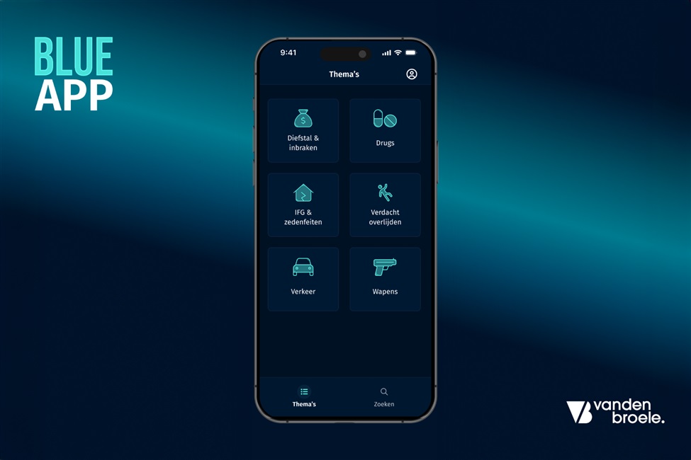 Tien Vlaamse politiezones aan de slag met de nieuwe mobiele kennisapp "BlueApp"